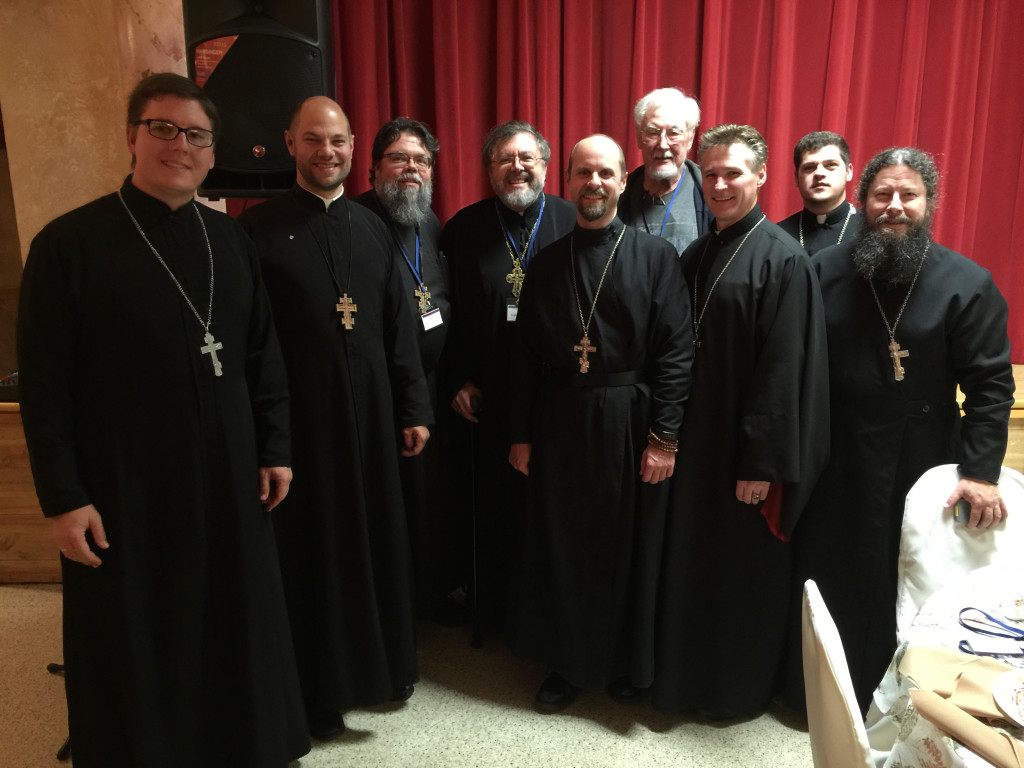 Fr. Alex Wroblicky, Fr. Jason Charon, Fr. Ivan Chirovsky, Fr. Andriy Chirovsky, Fr. Matthew Schroeder, Fr. Theodore Wroblicky, Fr. Gregory Zubacz, Fr. Ilie Babota, Fr. James Bankston